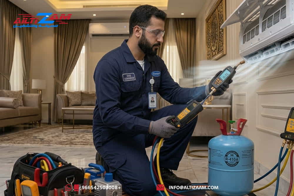 تعبئة-فريون-المكيف تعبئة-فريون-المكيف-بالرياض شحن-فريون-المكيف نقص-فريون-المكيف تسريب-الفريون قياس-ضغط-الفريون فحص-تسريب-الفريون شحن-غاز-R410A شحن-غاز-R32 شحن-غاز-R22 فني-تعبئة-فريون صيانة-مكيفات-بالرياض شركة-صيانة-مكيفات-بالرياض فني-مكيفات-بالرياض شركة-التزام شركة-التزام-للصيانة-والتشغيل