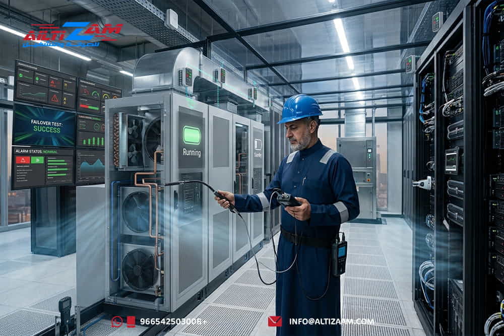 تبريد-غرف-السيرفرات-CRAC نظام-CRAC CRAC-Unit تبريد-غرف-السيرفرات تبريد-مراكز-البيانات Precision-Cooling Server-Room-Cooling Data-Center-Cooling CRAC-بالرياض CRAH CRAC-vs-CRAH CRAC-vs-Split Hot-Aisle Cold-Aisle Hot-Aisle-Containment Cold-Aisle-Containment Raised-Floor-Cooling Server-Rack-Cooling Rack-Airflow Hot-Spots-Server-Room IT-Load-Cooling N-Plus-1-Cooling CRAC-Redundancy BMS-Server-Room DCIM صيانة-CRAC شركة-تبريد-غرف-سيرفرات-بالرياض شركة-HVAC-بالرياض شركة-التزام شركة-التزام-للصيانة-والتشغيل
