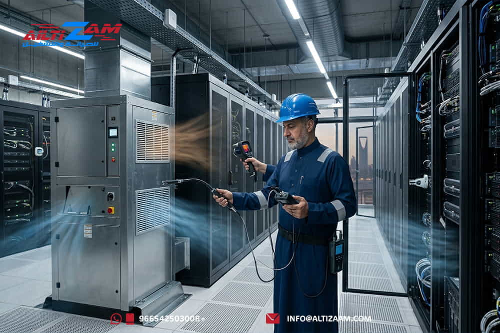 تبريد-غرف-السيرفرات-CRAC نظام-CRAC CRAC-Unit تبريد-غرف-السيرفرات تبريد-مراكز-البيانات Precision-Cooling Server-Room-Cooling Data-Center-Cooling CRAC-بالرياض CRAH CRAC-vs-CRAH CRAC-vs-Split Hot-Aisle Cold-Aisle Hot-Aisle-Containment Cold-Aisle-Containment Raised-Floor-Cooling Server-Rack-Cooling Rack-Airflow Hot-Spots-Server-Room IT-Load-Cooling N-Plus-1-Cooling CRAC-Redundancy BMS-Server-Room DCIM صيانة-CRAC شركة-تبريد-غرف-سيرفرات-بالرياض شركة-HVAC-بالرياض شركة-التزام شركة-التزام-للصيانة-والتشغيل