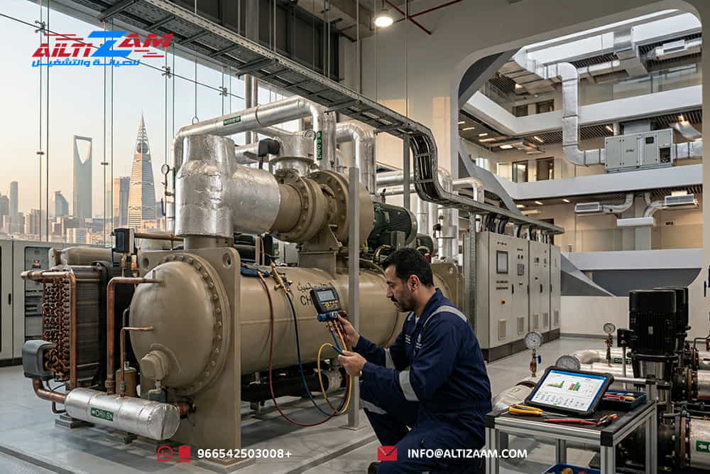 ما-هو-نظام-Chiller
نظام-Chiller
تشيلر
Chiller-بالرياض
تركيب-Chiller
صيانة-Chiller
Air-Cooled-Chiller
Water-Cooled-Chiller
Chilled-Water-System
AHU
FCU
Cooling-Tower
Chilled-Water-Pump
Condenser-Water-Pump
Chiller-Plant
Delta-T-Chiller
Chiller-Piping
انظمة-التبريد-المركزي
انظمة-HVAC
تركيب-تشيلر-بالرياض
شركة-Chiller-بالرياض
شركة-التزام
شركة-التزام-للصيانة-والتشغيل