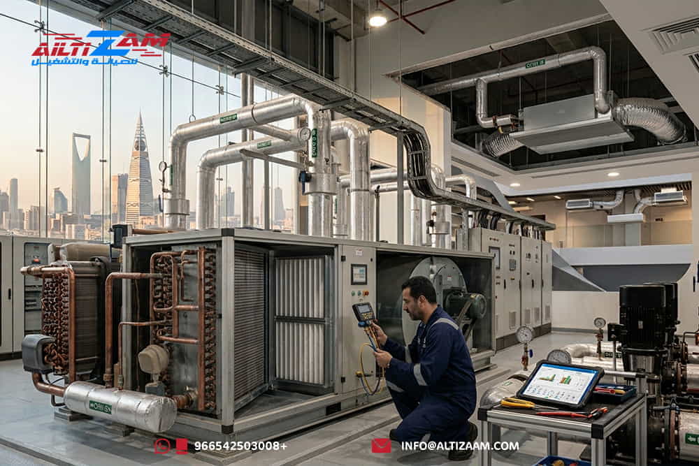 ما-هو-نظام-Chiller
نظام-Chiller
تشيلر
Chiller-بالرياض
تركيب-Chiller
صيانة-Chiller
Air-Cooled-Chiller
Water-Cooled-Chiller
Chilled-Water-System
AHU
FCU
Cooling-Tower
Chilled-Water-Pump
Condenser-Water-Pump
Chiller-Plant
Delta-T-Chiller
Chiller-Piping
انظمة-التبريد-المركزي
انظمة-HVAC
تركيب-تشيلر-بالرياض
شركة-Chiller-بالرياض
شركة-التزام
شركة-التزام-للصيانة-والتشغيل