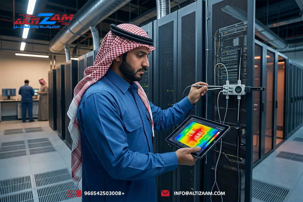 اختيار-نظام-تبريد-لغرف-السيرفرات اختيار-تبريد-غرفة-السيرفر نظام-تبريد-غرف-السيرفرات افضل-تبريد-لغرف-السيرفرات Server-Room-Cooling Data-Center-Cooling Precision-Cooling CRAC CRAH CRAC-vs-CRAH CRAC-vs-Split تبريد-السيرفرات IT-Load-Cooling Rack-Density-Cooling High-Density-Racks Hot-Spots-Server-Room Hot-Aisle-Cold-Aisle Data-Center-Containment Raised-Floor-Cooling Overhead-Cooling In-Row-Cooling Rear-Door-Heat-Exchanger Liquid-Cooling CRAC-Redundancy N-Plus-1-Cooling Server-Room-Airflow Server-Room-Monitoring شركة-تبريد-غرف-سيرفرات-بالرياض شركة-HVAC-بالرياض شركة-التزام شركة-التزام-للصيانة-والتشغيل