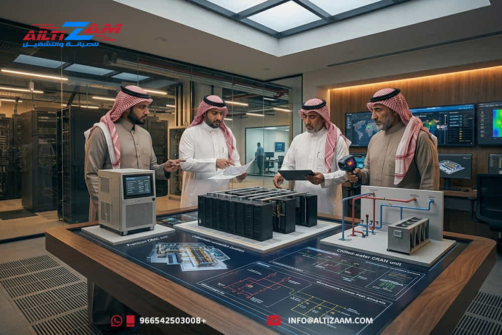 اختيار-نظام-تبريد-لغرف-السيرفرات اختيار-تبريد-غرفة-السيرفر نظام-تبريد-غرف-السيرفرات افضل-تبريد-لغرف-السيرفرات Server-Room-Cooling Data-Center-Cooling Precision-Cooling CRAC CRAH CRAC-vs-CRAH CRAC-vs-Split تبريد-السيرفرات IT-Load-Cooling Rack-Density-Cooling High-Density-Racks Hot-Spots-Server-Room Hot-Aisle-Cold-Aisle Data-Center-Containment Raised-Floor-Cooling Overhead-Cooling In-Row-Cooling Rear-Door-Heat-Exchanger Liquid-Cooling CRAC-Redundancy N-Plus-1-Cooling Server-Room-Airflow Server-Room-Monitoring شركة-تبريد-غرف-سيرفرات-بالرياض شركة-HVAC-بالرياض شركة-التزام شركة-التزام-للصيانة-والتشغيل
