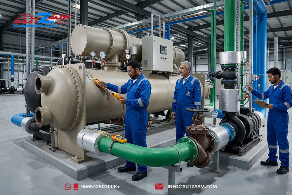 أعطال-مكيف-التشيلر
أعطال-التشيلر
مشاكل-التشيلر
تشخيص-أعطال-التشيلر
Chiller-Troubleshooting
Chiller-Faults
Chiller-Alarms
التشيلر-لا-يبرد
ضعف-تبريد-التشيلر
High-Pressure-Chiller
Low-Suction-Pressure
High-Suction-Pressure
Low-Water-Flow-Chiller
Chilled-Water-Flow
Delta-T-Chiller
High-Delta-T
Low-Delta-T
Low-Delta-T-Syndrome
Compressor-Trip
Chiller-Short-Cycling
Freeze-Protection-Alarm
Flow-Switch-Alarm
Condenser-Fan-Fault
Cooling-Tower-Chiller
Condenser-Fouling
Evaporator-Fouling
Chilled-Water-Pump
Condenser-Water-Pump
Chiller-Sensor-Fault
Chiller-Control-Fault
Chiller-BMS
Air-Cooled-Chiller
Water-Cooled-Chiller
Chiller-Compressor
Chiller-Evaporator
Chiller-Condenser
Chiller-Refrigerant
صيانة-التشيلر
صيانة-التشيلر-بالرياض
فحص-التشيلر-بالرياض
شركة-صيانة-تشيلر-بالرياض
Chiller-Maintenance-Riyadh
HVAC-Riyadh
شركة-التزام
شركة-التزام-للصيانة-والتشغيل
مكيف-التشيلر